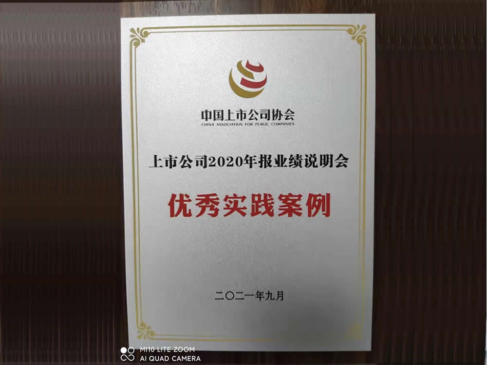 上市公司2020年報業(yè)績說明會優(yōu)秀實踐案例